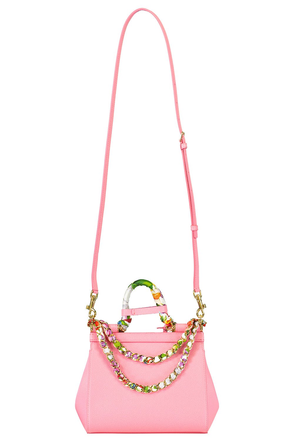 DOLCE & GABBANA-Small Sicily Bag-CYCLAMEN