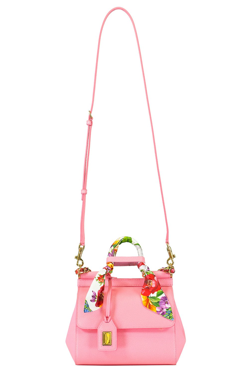 DOLCE & GABBANA-Small Sicily Bag-CYCLAMEN