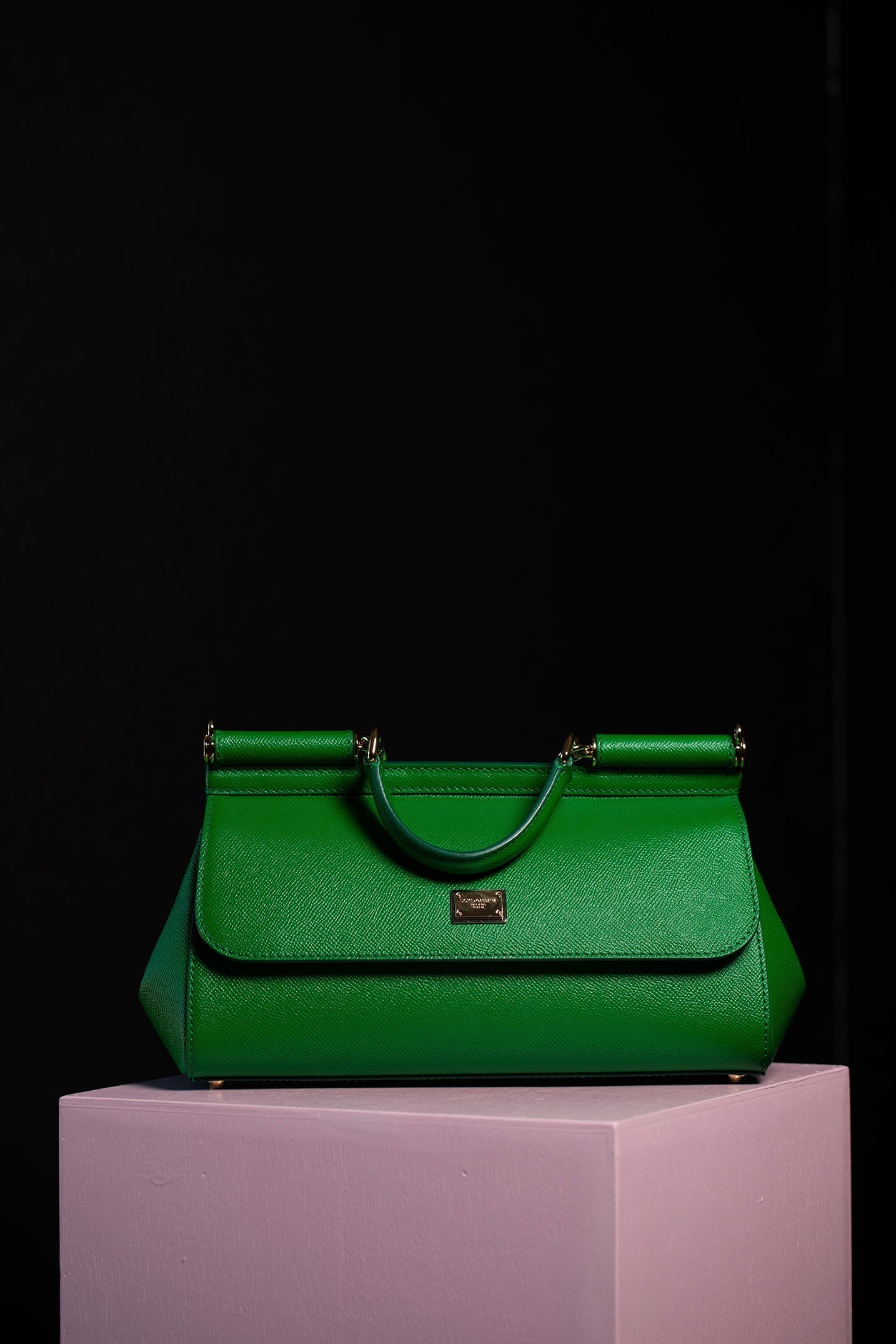 DOLCE & GABBANA-Medium Sicily Bag-GREEN