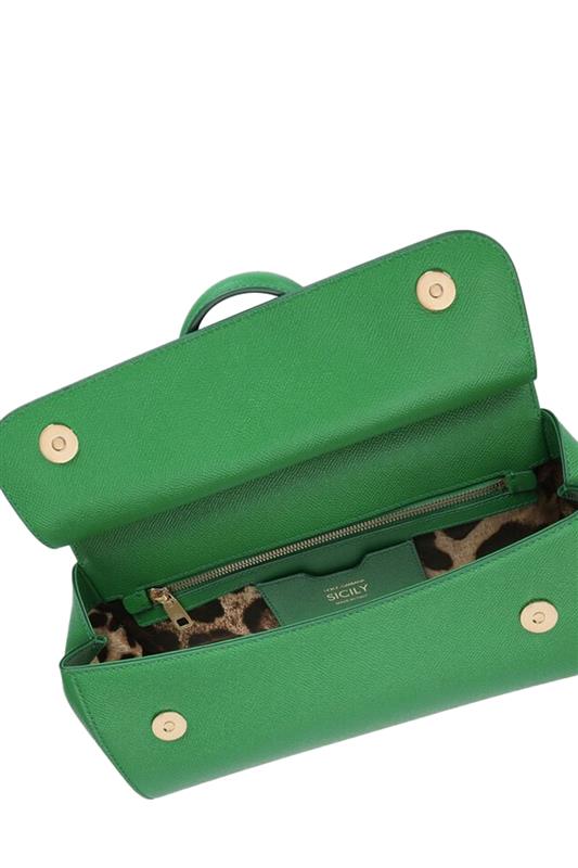 DOLCE & GABBANA-Medium Sicily Bag-GREEN