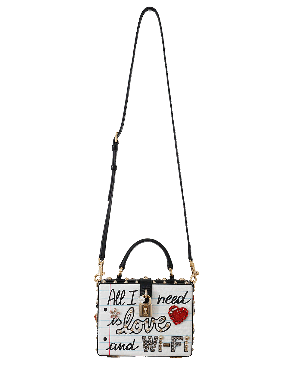 DOLCE & GABBANA-All I Need Is Love And Wifi Bag-QUADERNO