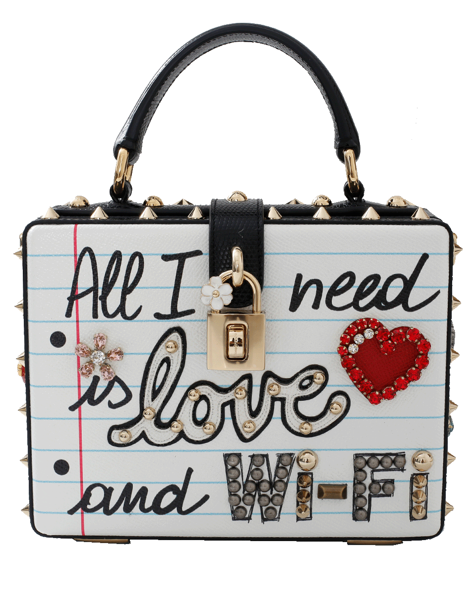 DOLCE & GABBANA-All I Need Is Love And Wifi Bag-QUADERNO
