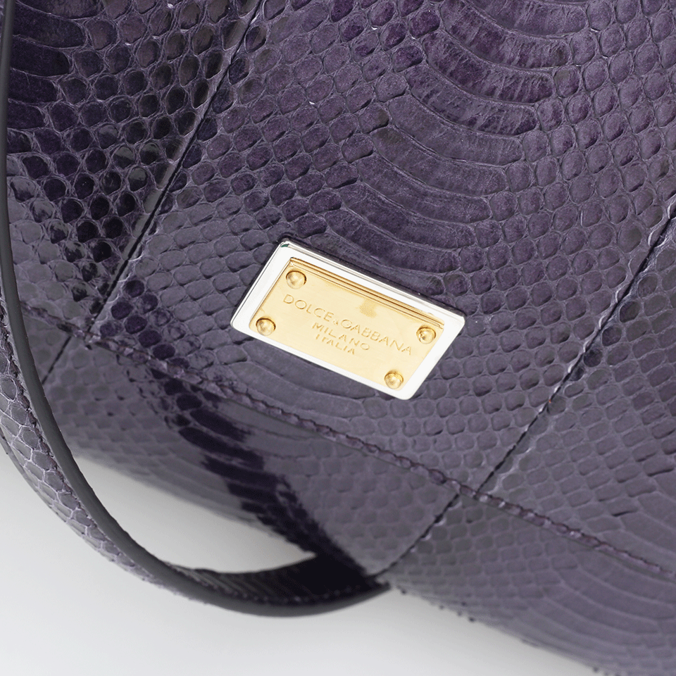 DOLCE & GABBANA-Miss Sicily Top Handle Bag-VIOLA