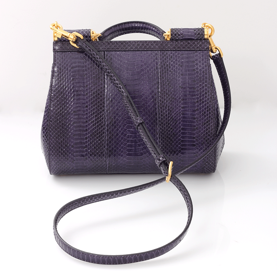 DOLCE & GABBANA-Miss Sicily Top Handle Bag-VIOLA