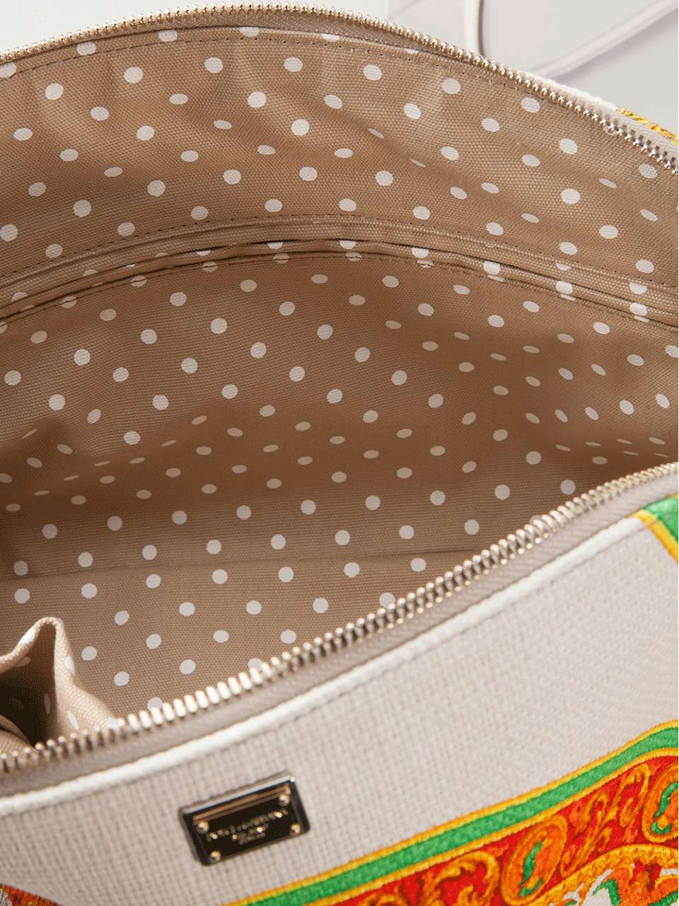 DOLCE & GABBANA-East/West Escape Shopper-WHITE