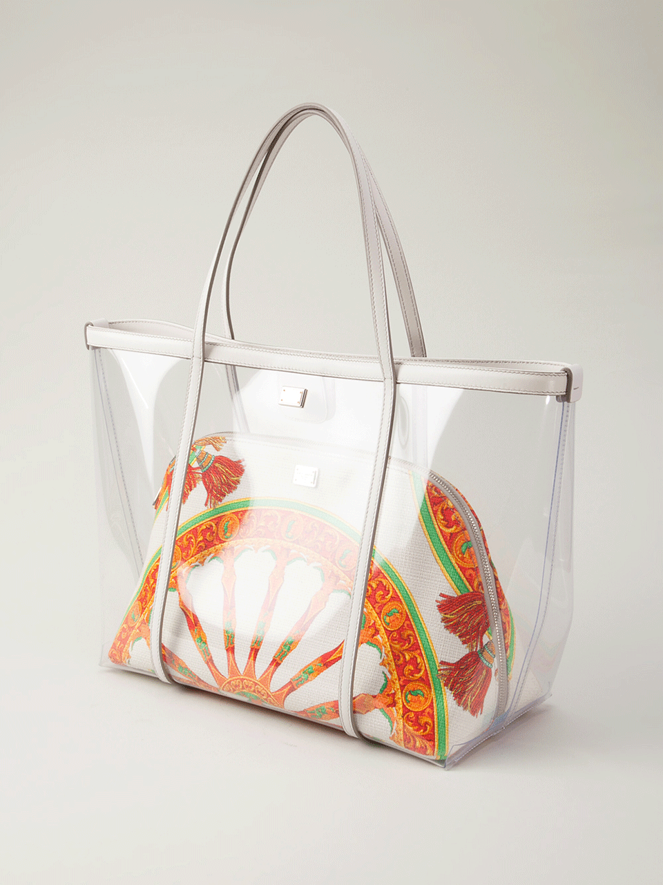 DOLCE & GABBANA-East/West Escape Shopper-WHITE
