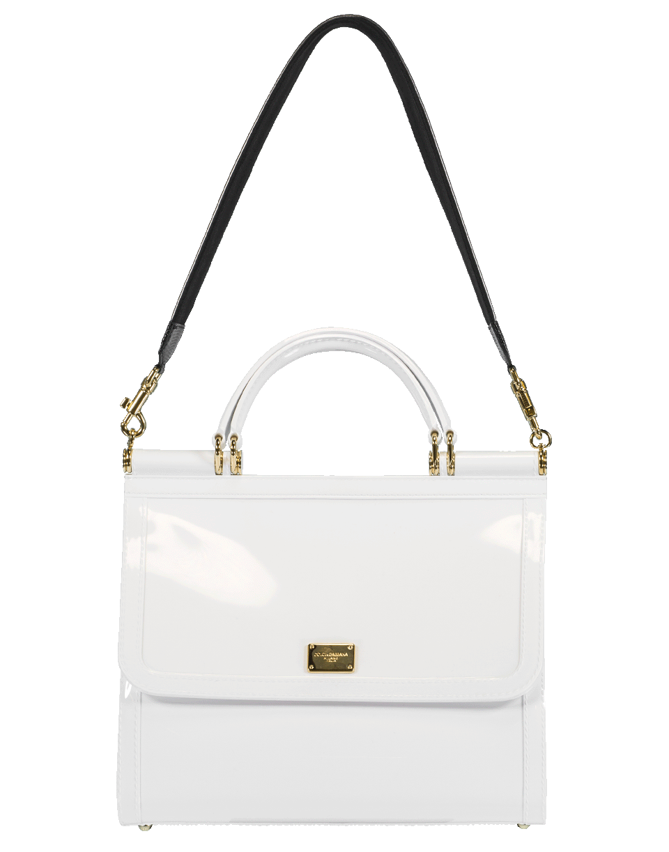 DOLCE & GABBANA-Sicily Handbag-WHITE