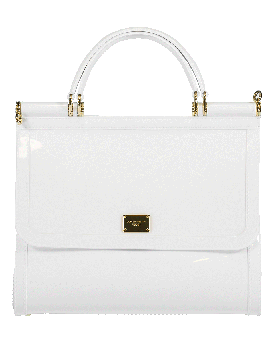 DOLCE & GABBANA-Sicily Handbag-WHITE