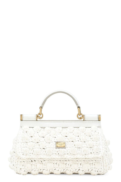 【関税＆送料込み】Dolce & Gabbana Sicily Small Handbag Wit Dolce & Gabbana Sicily Small Shoulder Bag | LN-CC