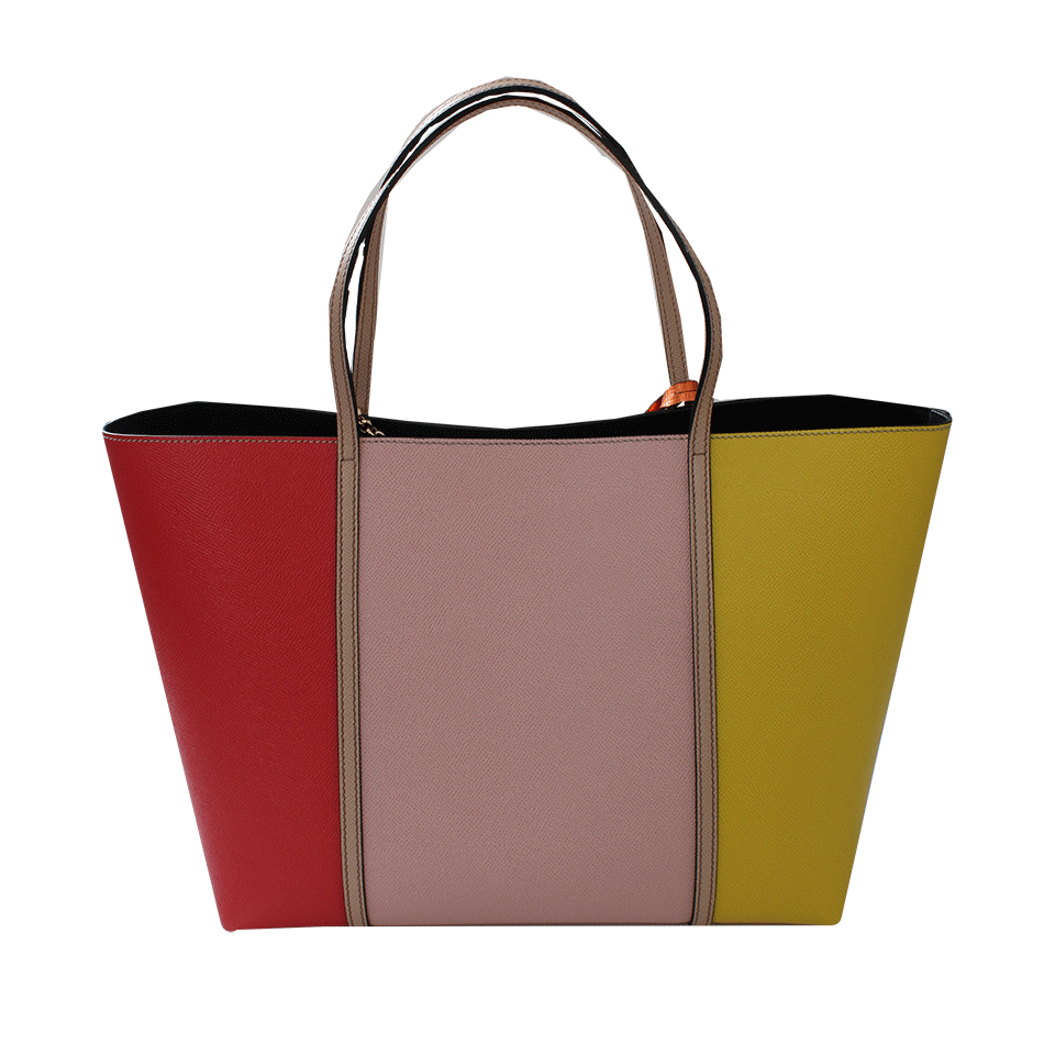 DOLCE & GABBANA-Color Block Shopper-MULTI