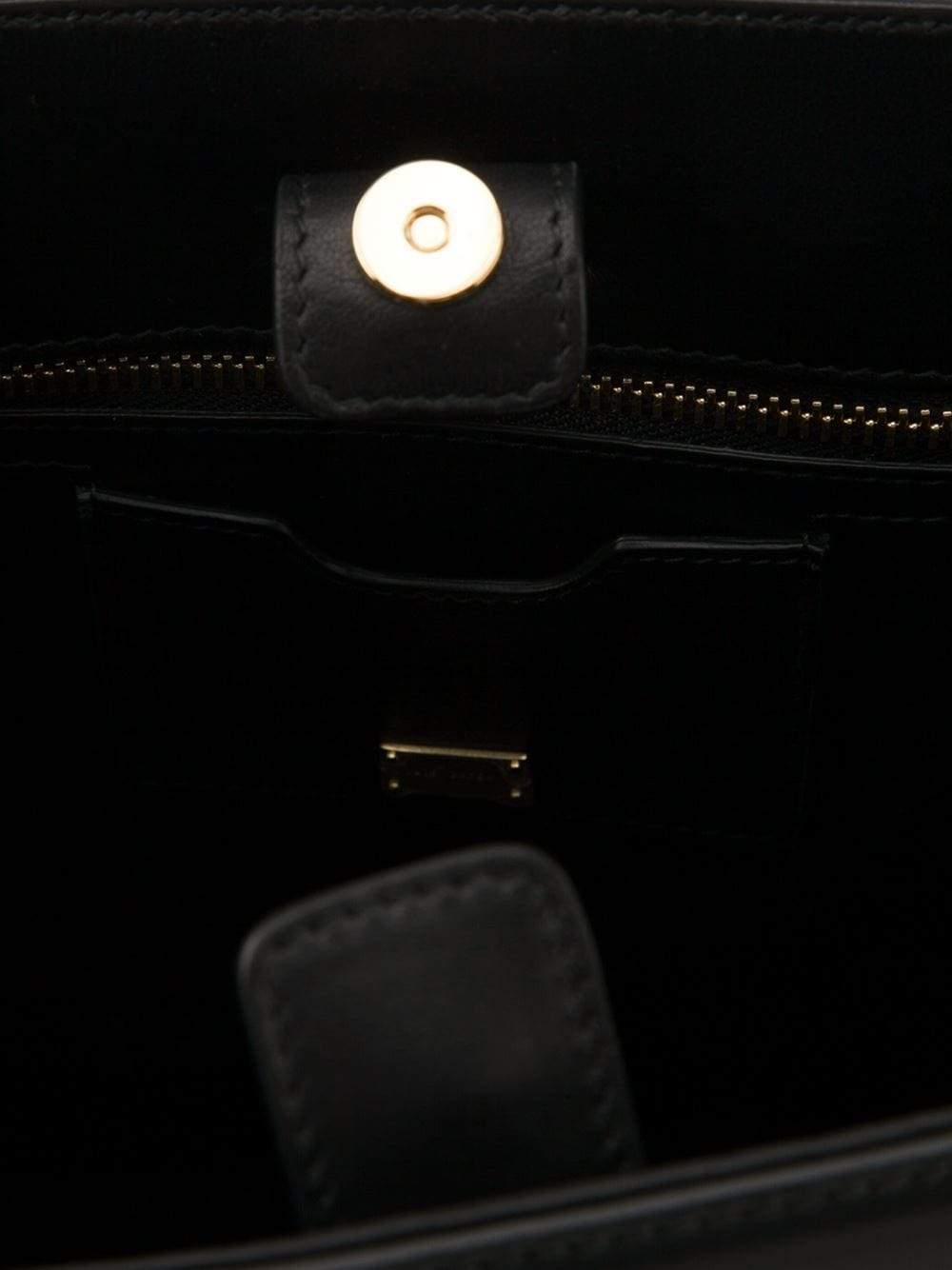 DOLCE & GABBANA-Shopper Tote-NAT/BLK