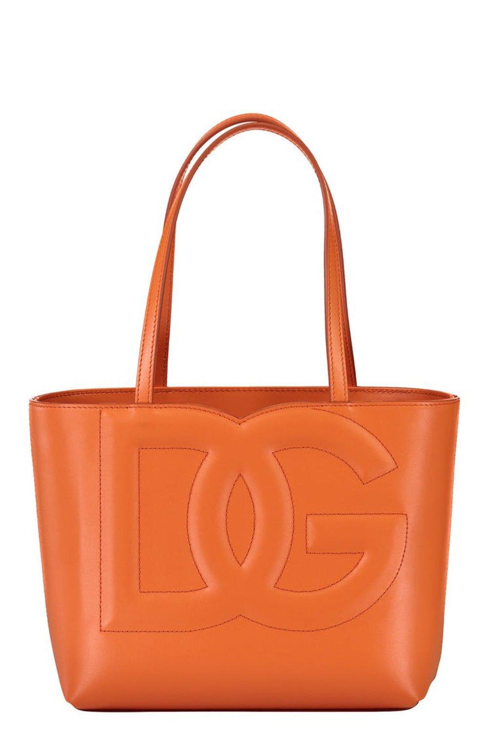 DOLCE & GABBANA-Small Logo Shopper - Orange-ORANGE