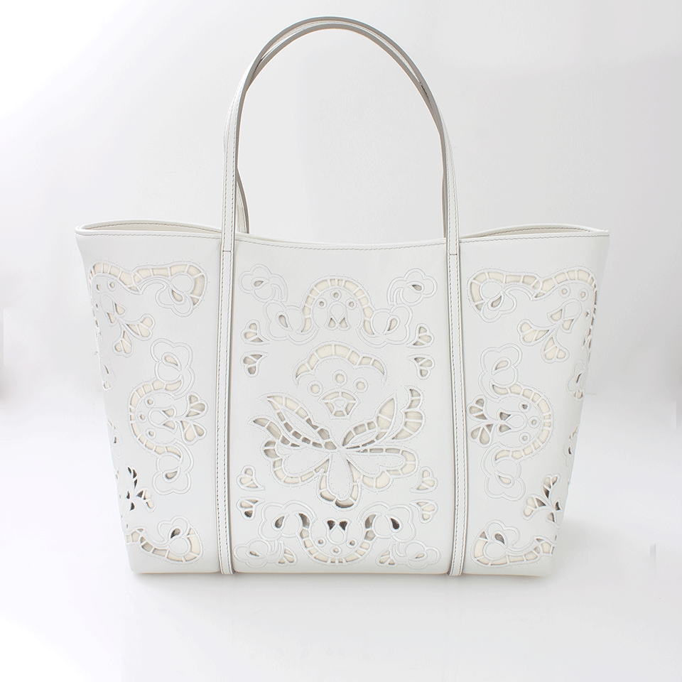 DOLCE & GABBANA-Shopping Tote-WHITE