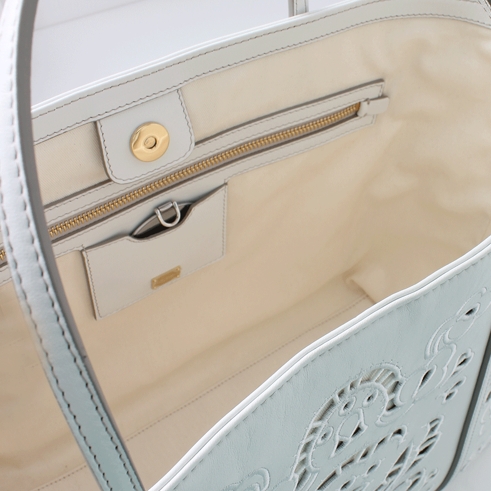 DOLCE & GABBANA-Shopping Tote-WHITE