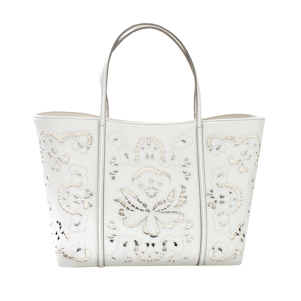 DOLCE & GABBANA-Shopping Tote-WHITE