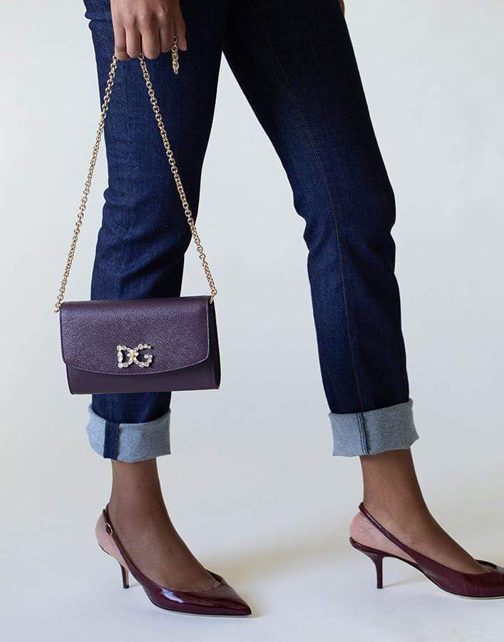 DOLCE & GABBANA-Mosto DG Girl Wallet On A Chain-MOSTO