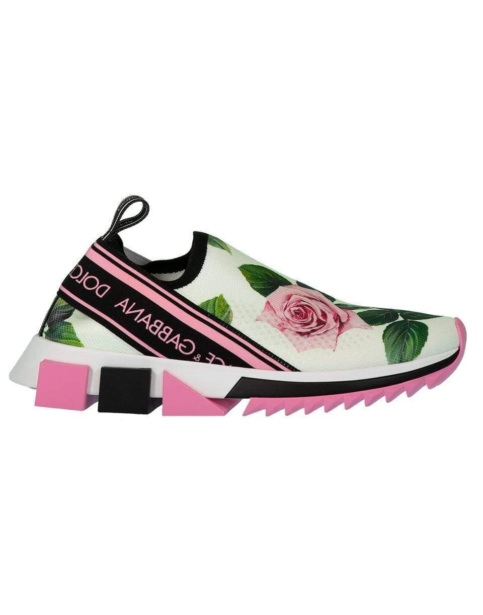 DOLCE & GABBANA-Sorrento Slip-On Print Sneaker-