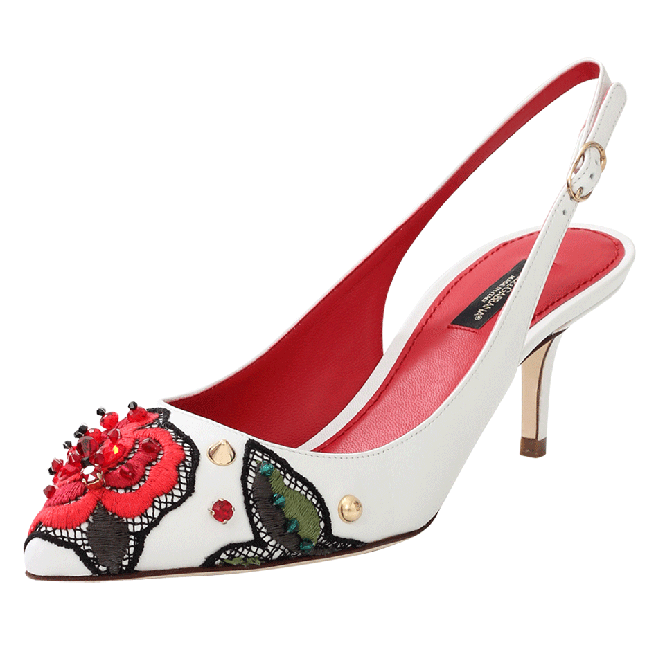 DOLCE & GABBANA-Rose Slingback-