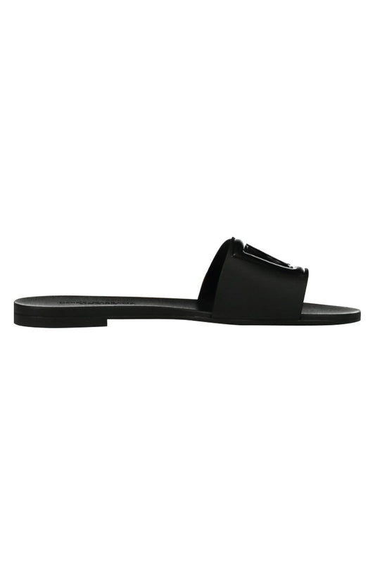 DG Logo Slide Sandal - Black-BLACK-35-SHOESANDAL-DOLCE & GABBANA