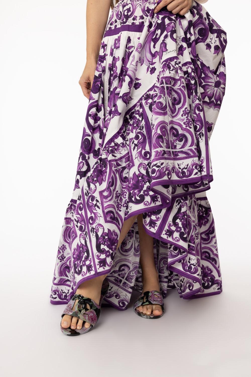 Beachwear Sliders - Black Floral-BLACK FLORAL-37-SHOESANDAL-DOLCE & GABBANA