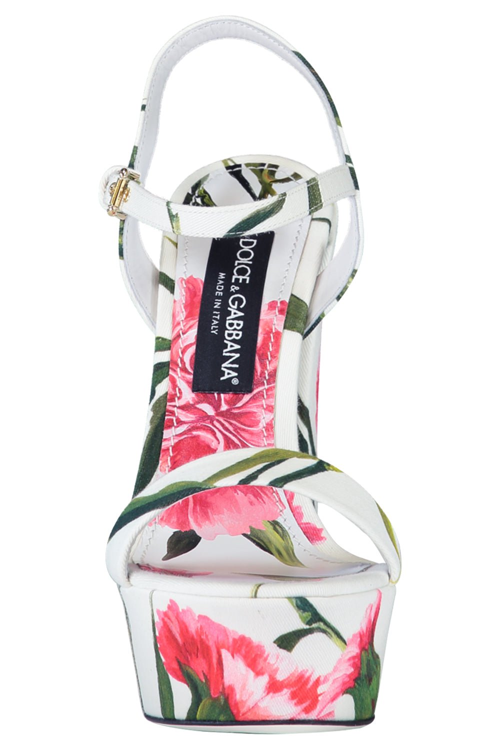 DOLCE & GABBANA-Floral Fabric Sandal-