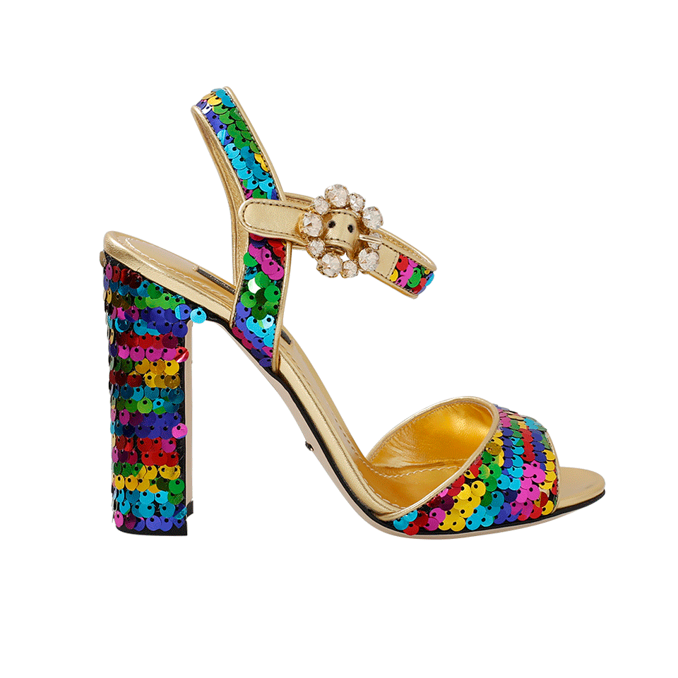 DOLCE & GABBANA-Sequin Sandal-