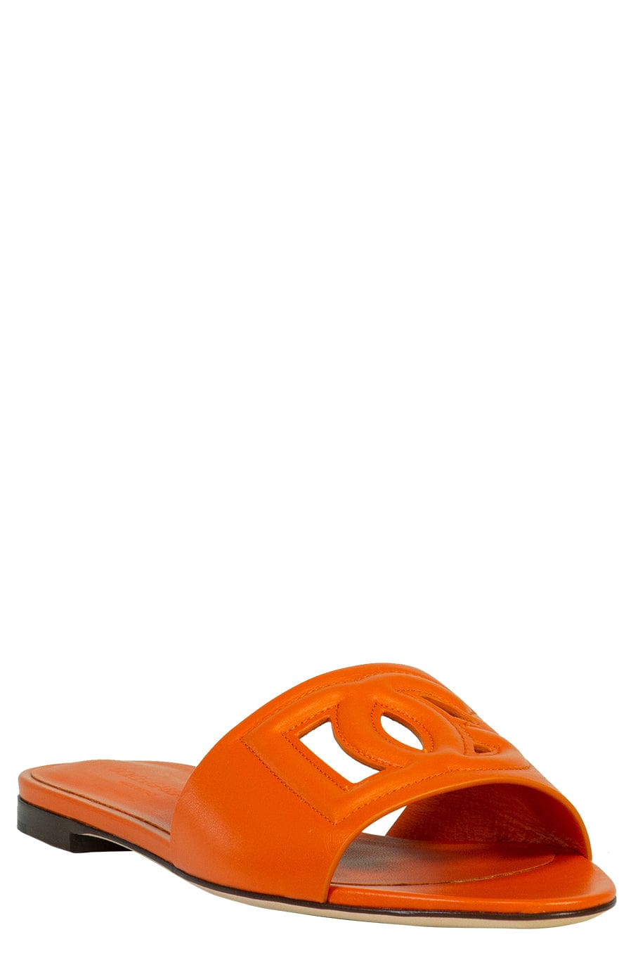 DOLCE & GABBANA-Bianca Slide - Orange-