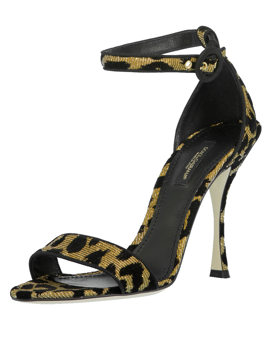 DOLCE & GABBANA-Keira Leopard Print Sandal-