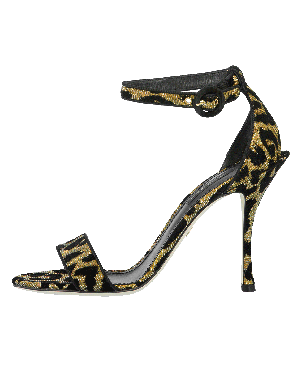 DOLCE & GABBANA-Keira Leopard Print Sandal-