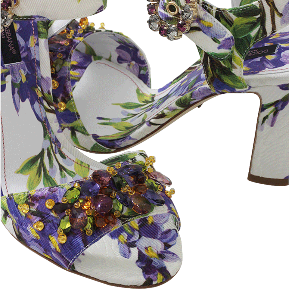 DOLCE & GABBANA-Jewel Toe Wisteria Sandal-