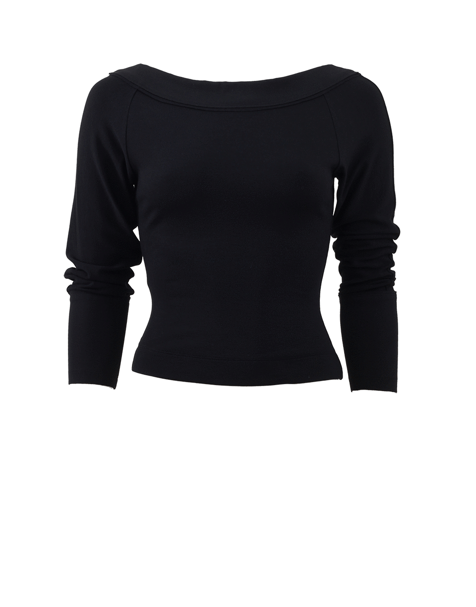 DONNA KARAN-V-Back Top-