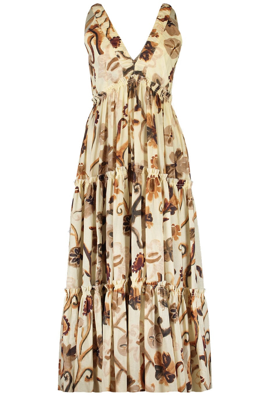 DOROTHEE SCHUMACHER-Floral Summer Touch V-Neck Dress-