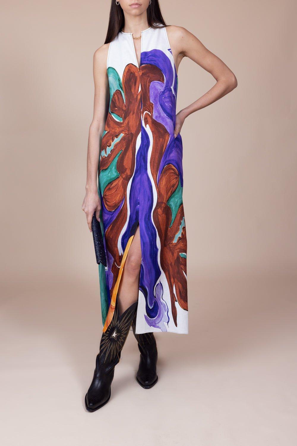 DOROTHEE SCHUMACHER-Rainbow Flames Dress-
