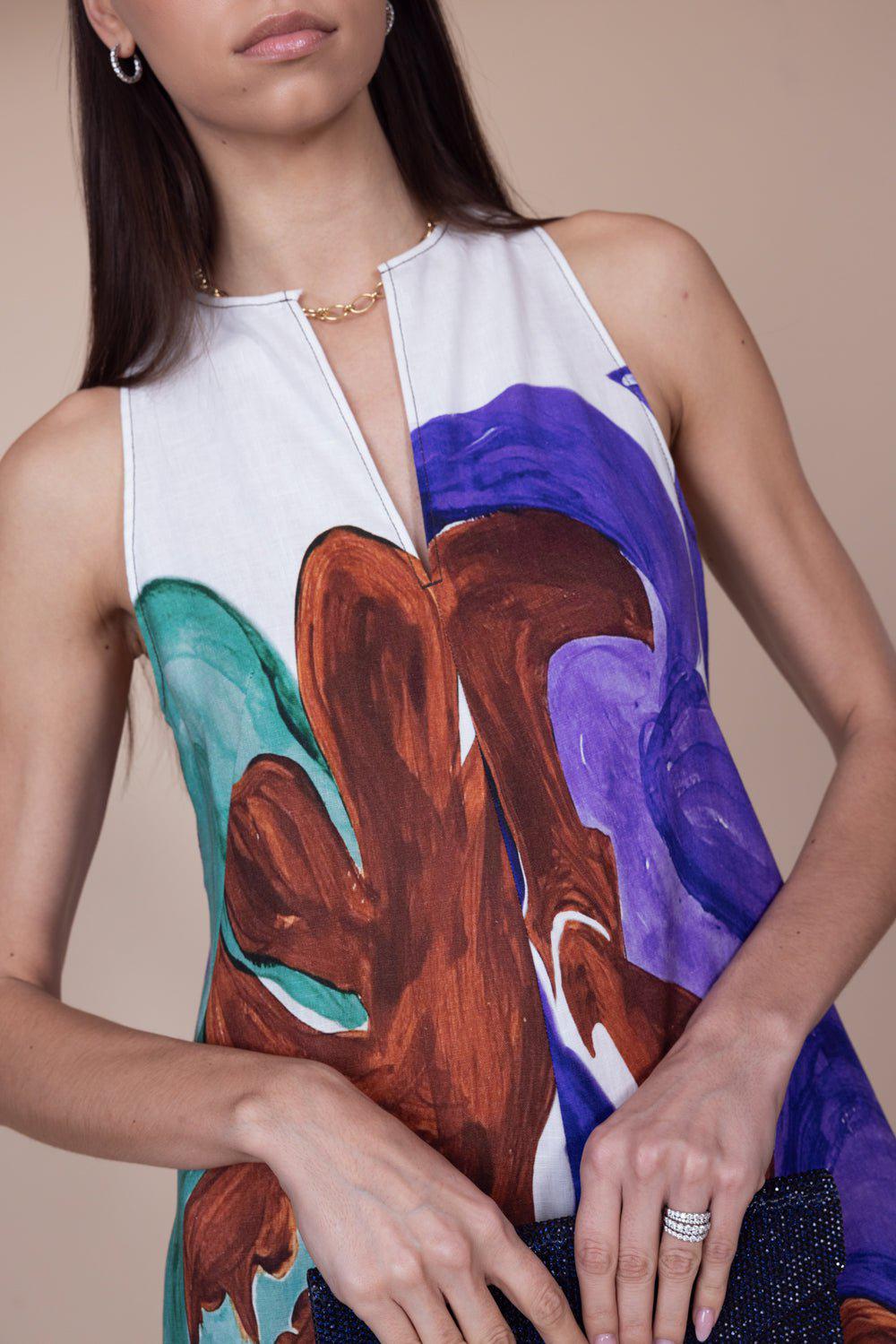 DOROTHEE SCHUMACHER-Rainbow Flames Dress-