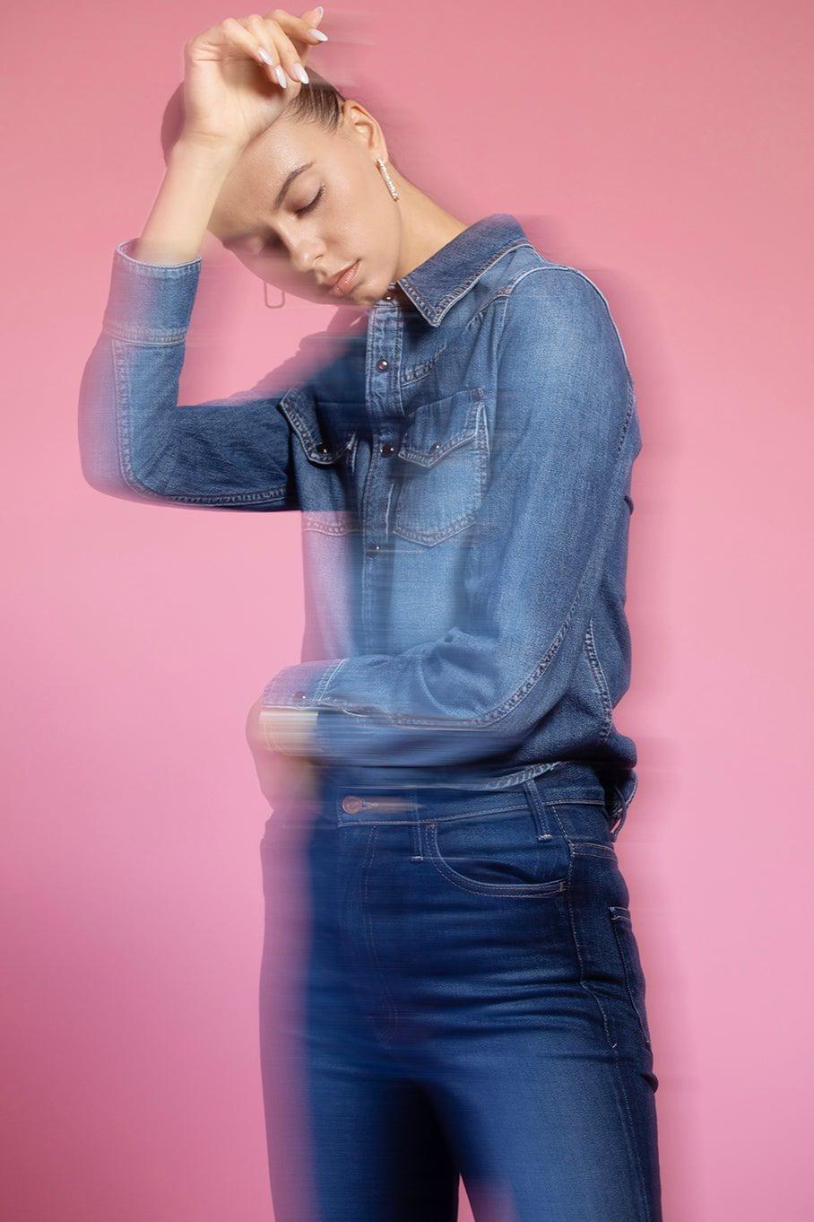 DOROTHEE SCHUMACHER-Denim Romance Blouse-