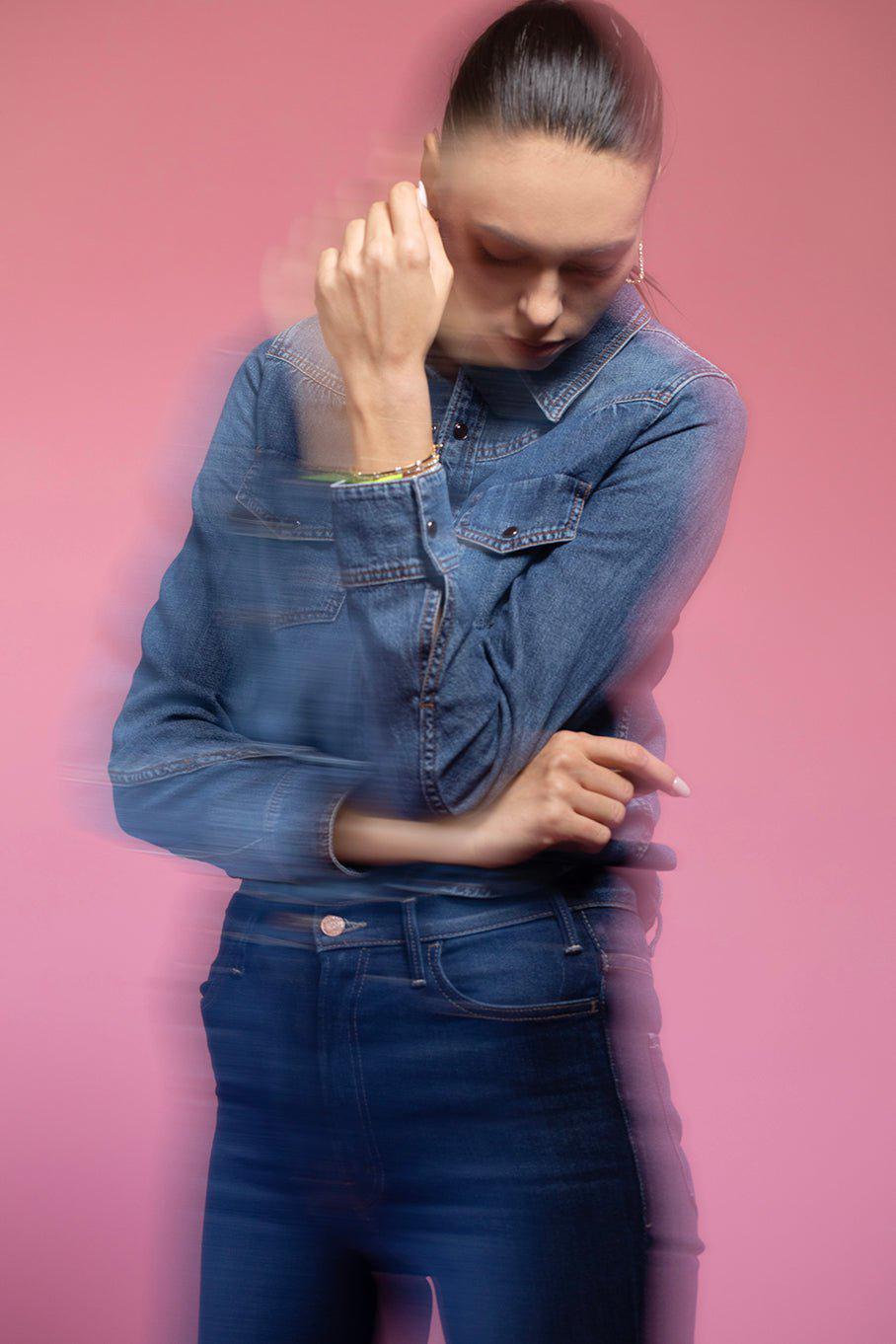 DOROTHEE SCHUMACHER-Denim Romance Blouse-