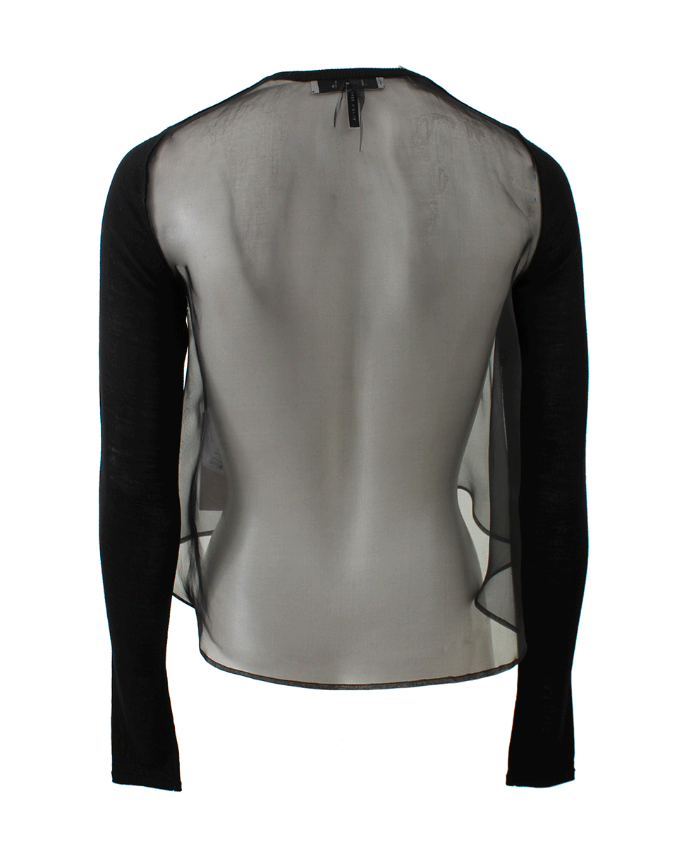 DOROTHEE SCHUMACHER-Sheer Back Cardigan-