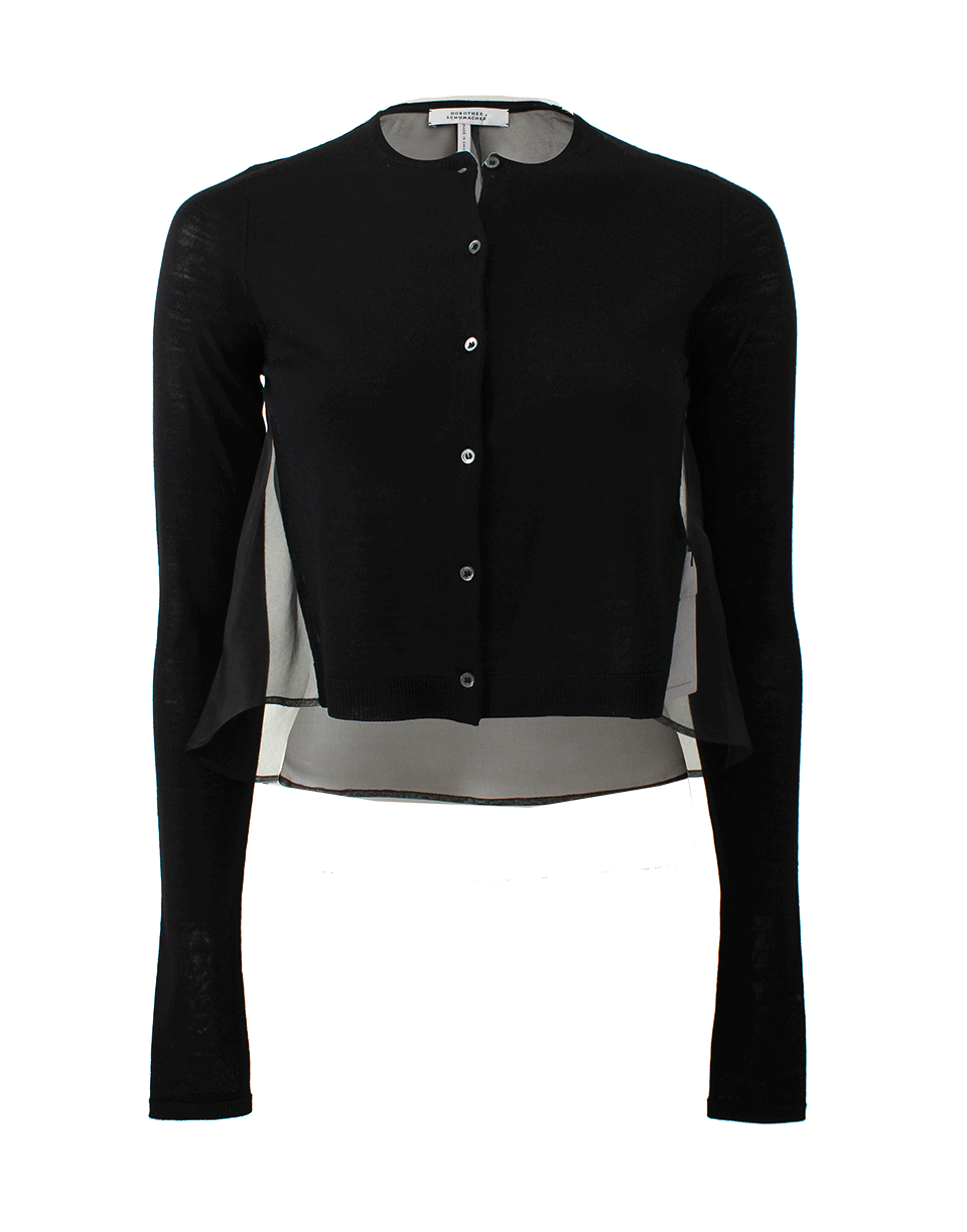 DOROTHEE SCHUMACHER-Sheer Back Cardigan-