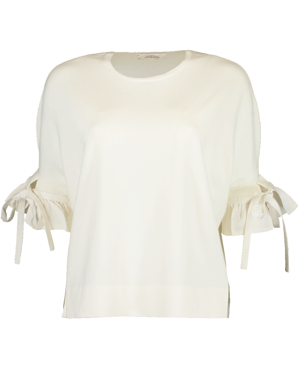 DOROTHEE SCHUMACHER-Poetic Drape O-Neck Top-