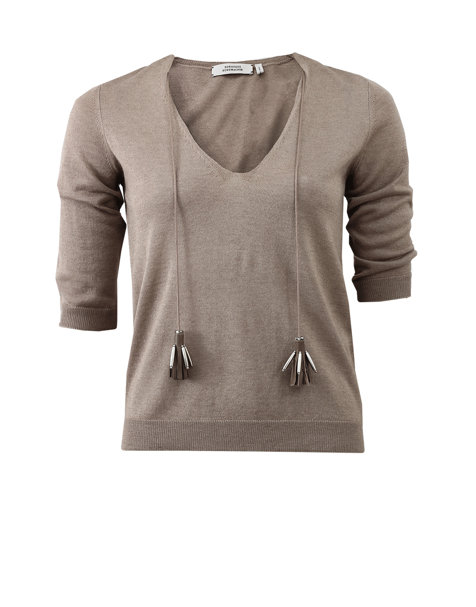 DOROTHEE SCHUMACHER-Tassel Pullover Sweater-