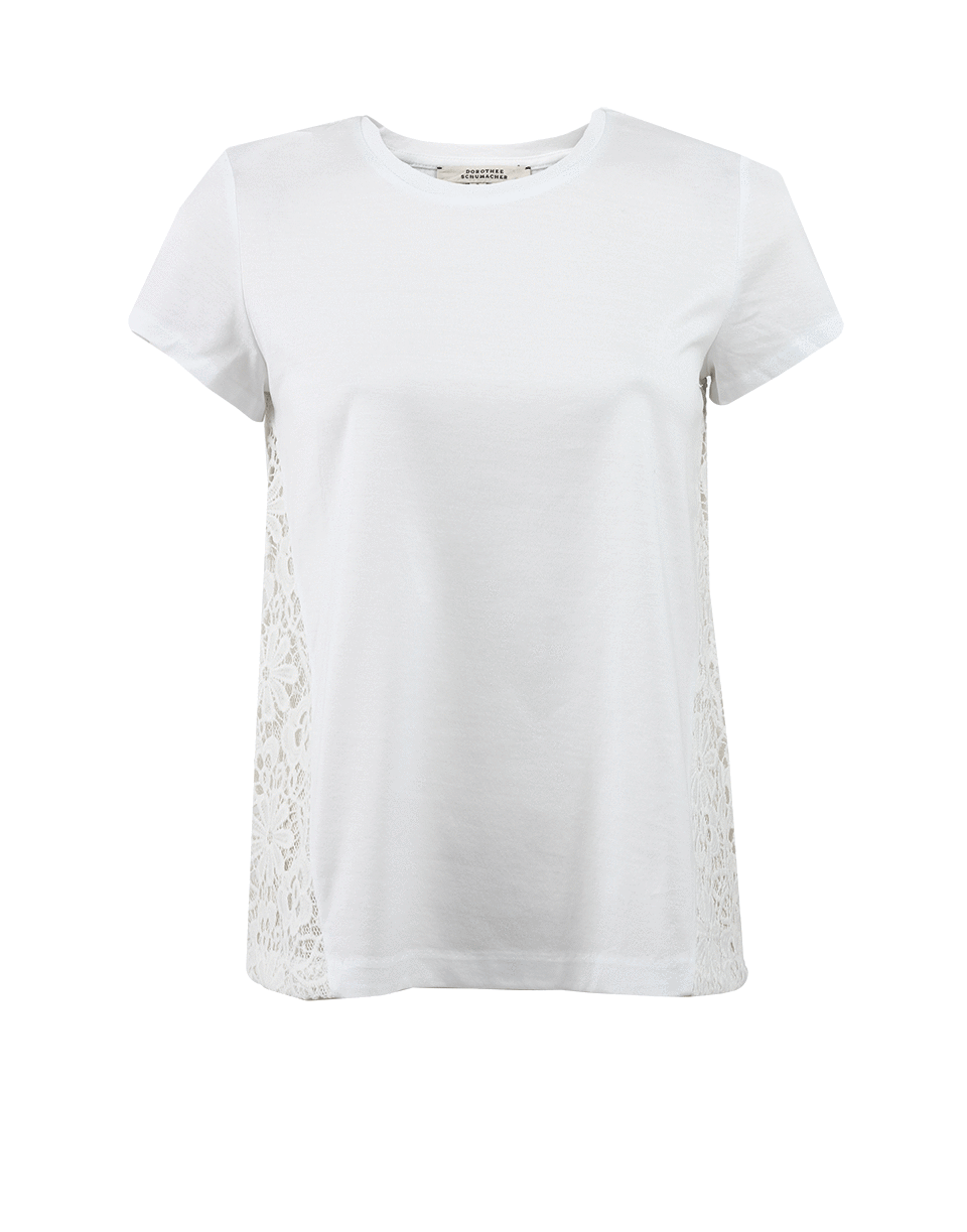 DOROTHEE SCHUMACHER-Playful Combo Lace T-Shirt-