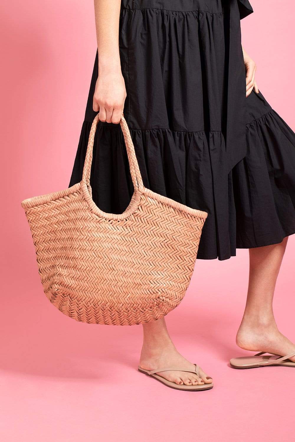 DRAGON DIFFUSION-Nantucket Basket Bag - Natural-NATURAL