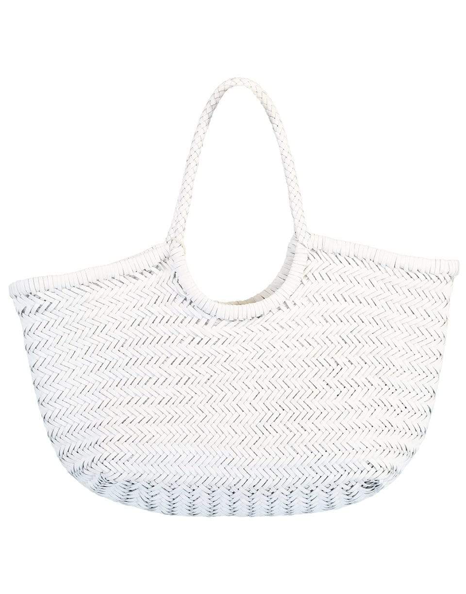 DRAGON DIFFUSION-Nantucket Basket Bag - White-WHITE