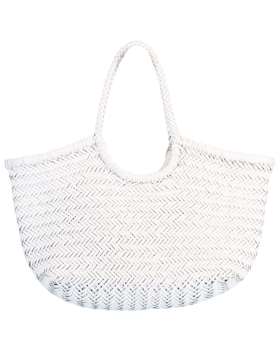 DRAGON DIFFUSION-Nantucket Basket Bag - White-WHITE