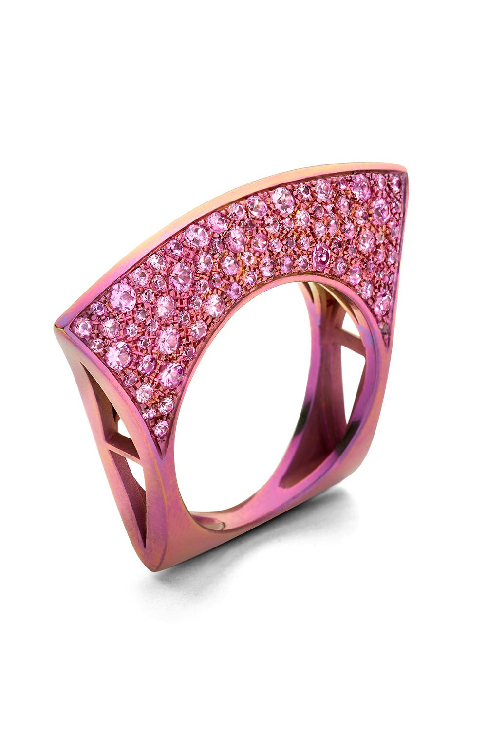 DRIES CRIEL-Pink Lotus Ring-TITANIUM