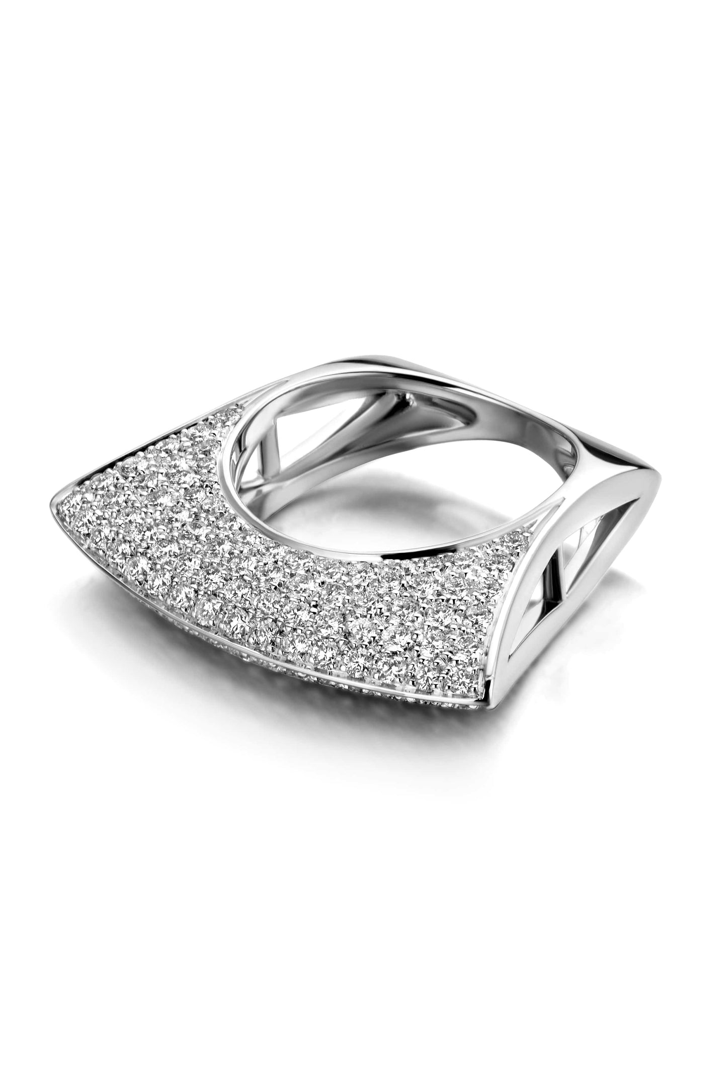 DRIES CRIEL-Diamond Lotus Ring-