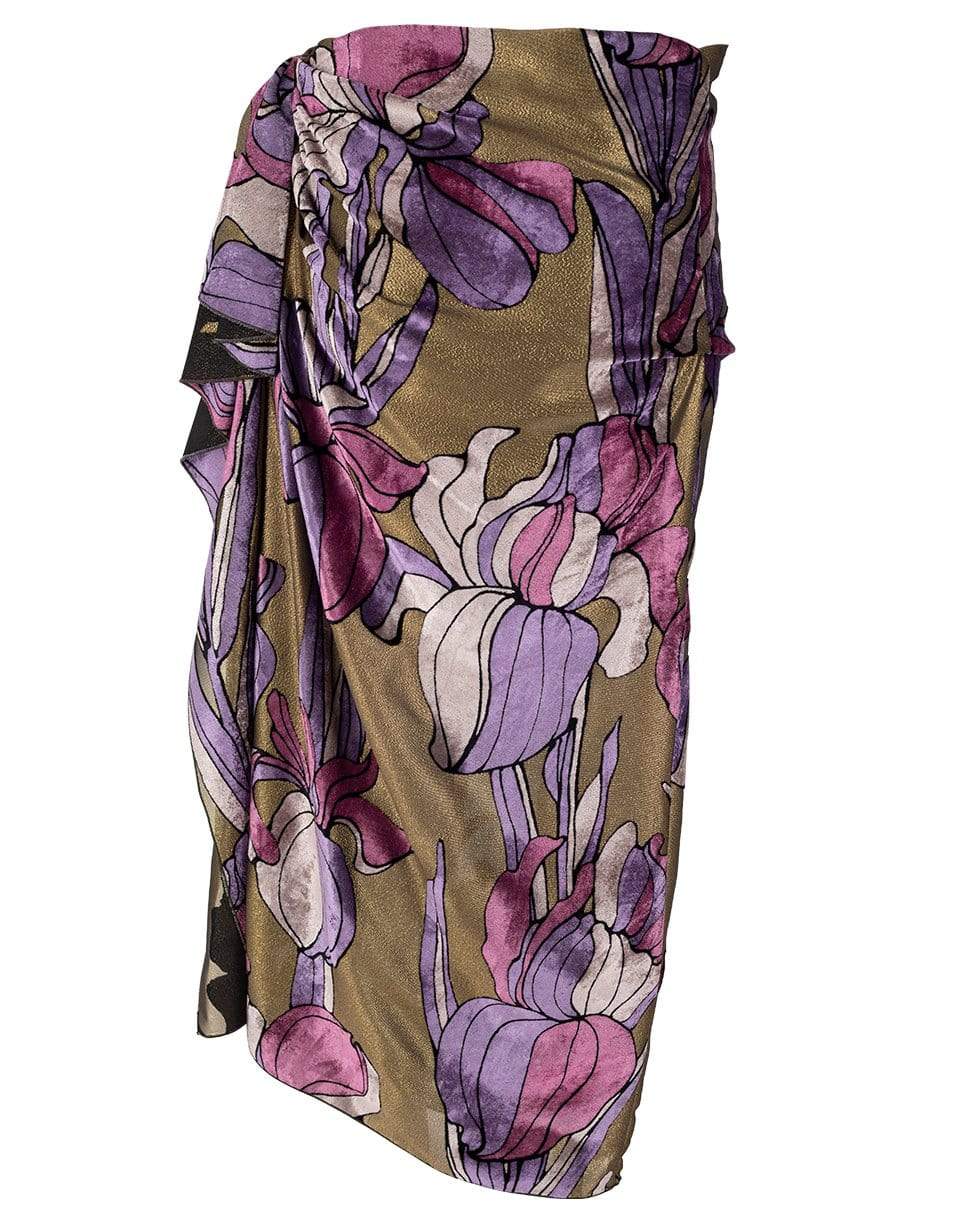DRIES VAN NOTEN-Savin Velvet Flower Sarong-