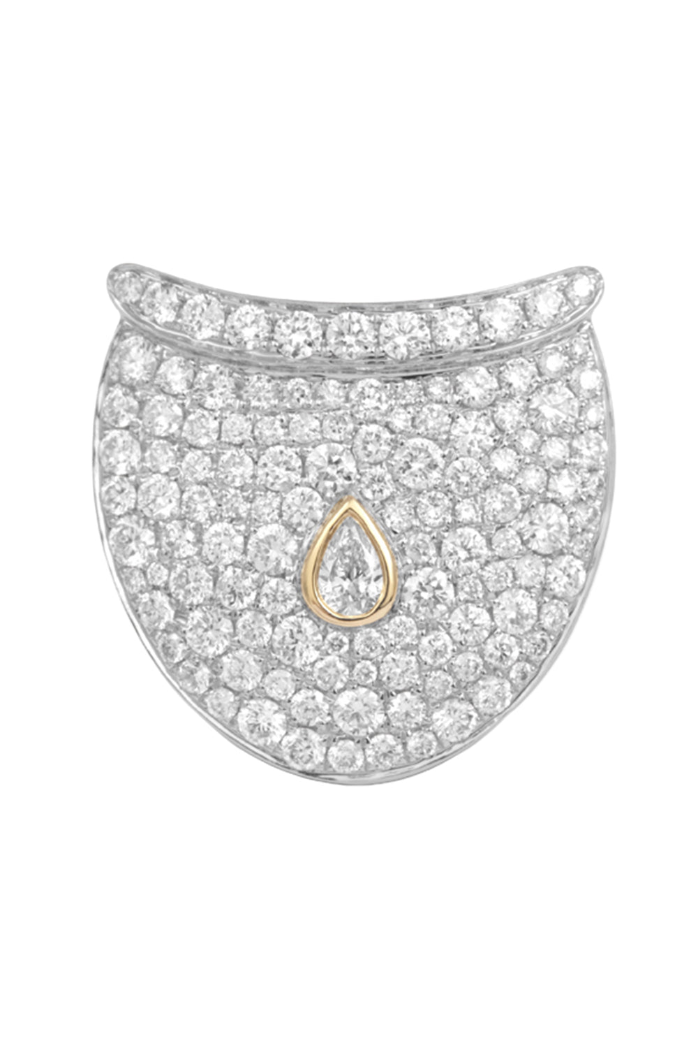 Diamond Full Pave Dune Earrings