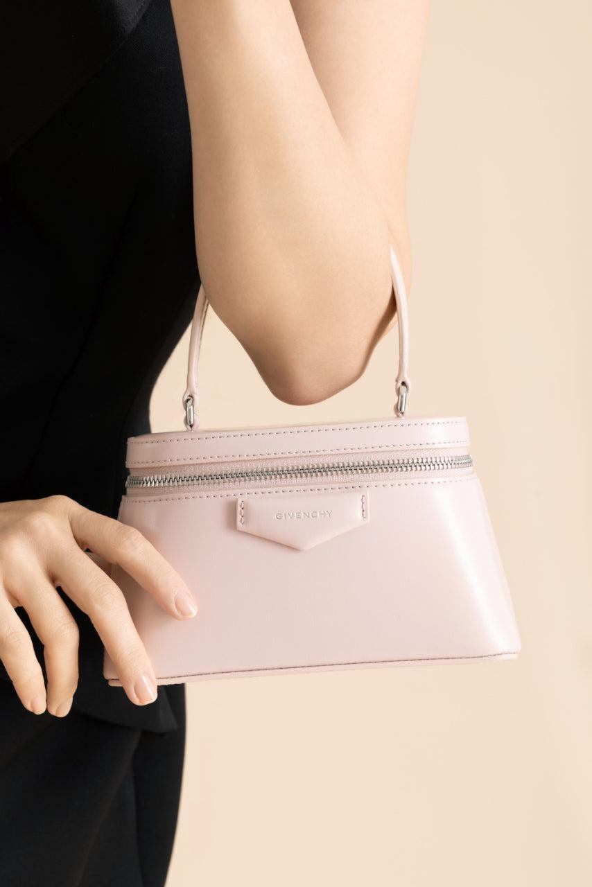 Antigona Vanity Mini Bag - Baby Pink-PINK-O/S-HANDBAGTOP HANDLE-GIVENCHY
