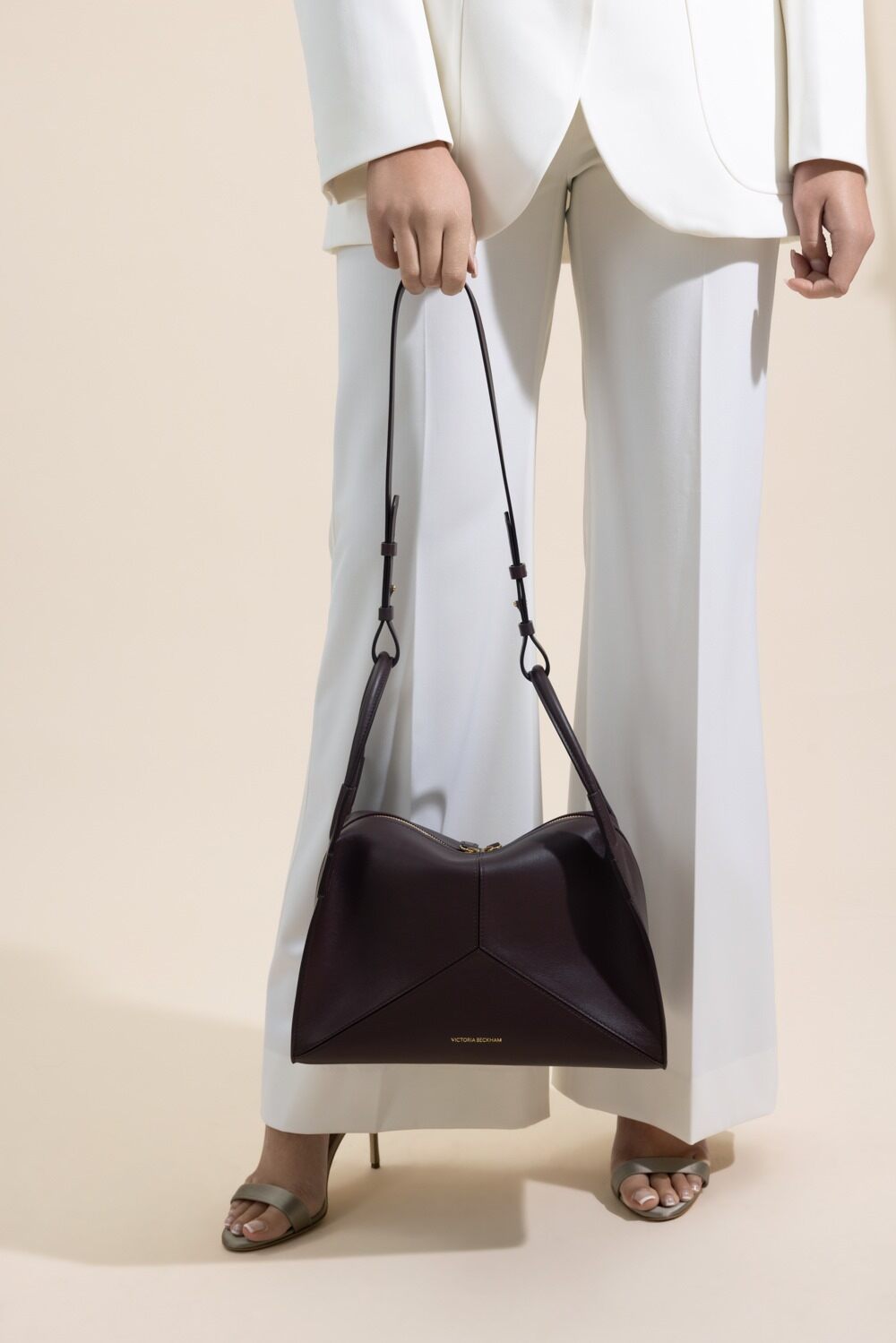 Victoria Plie Bag - Burgundy | VICTORIA BECKHAM – Marissa Collections